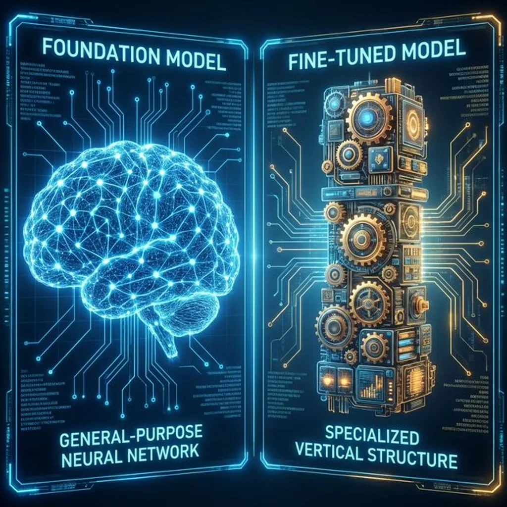 The Specialization Dilemma: Foundation Models Versus Vertical Fine-Tuning