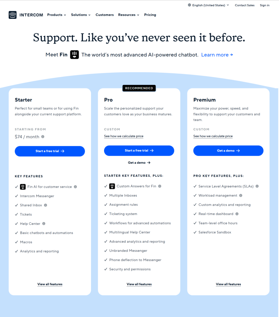 Fin AI Pricing Launch - Introduced the industry-first $0.99 resolution-based pricing for Fin AI Agent.